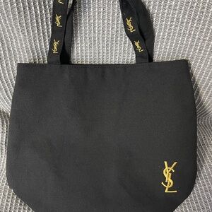 L Black Canvas Vip Gift Parfums Tote Shopping Bag